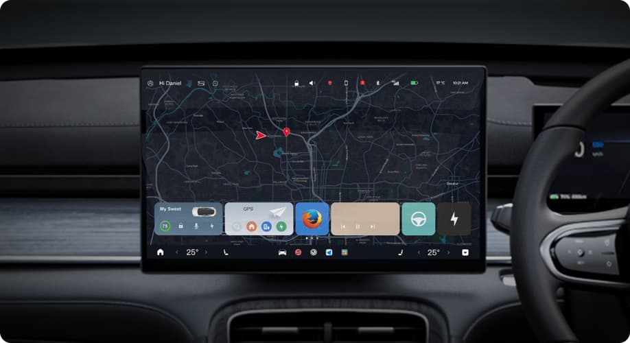 HD Central Console Screen